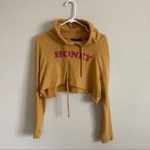 Honey Crop Top Hoodie